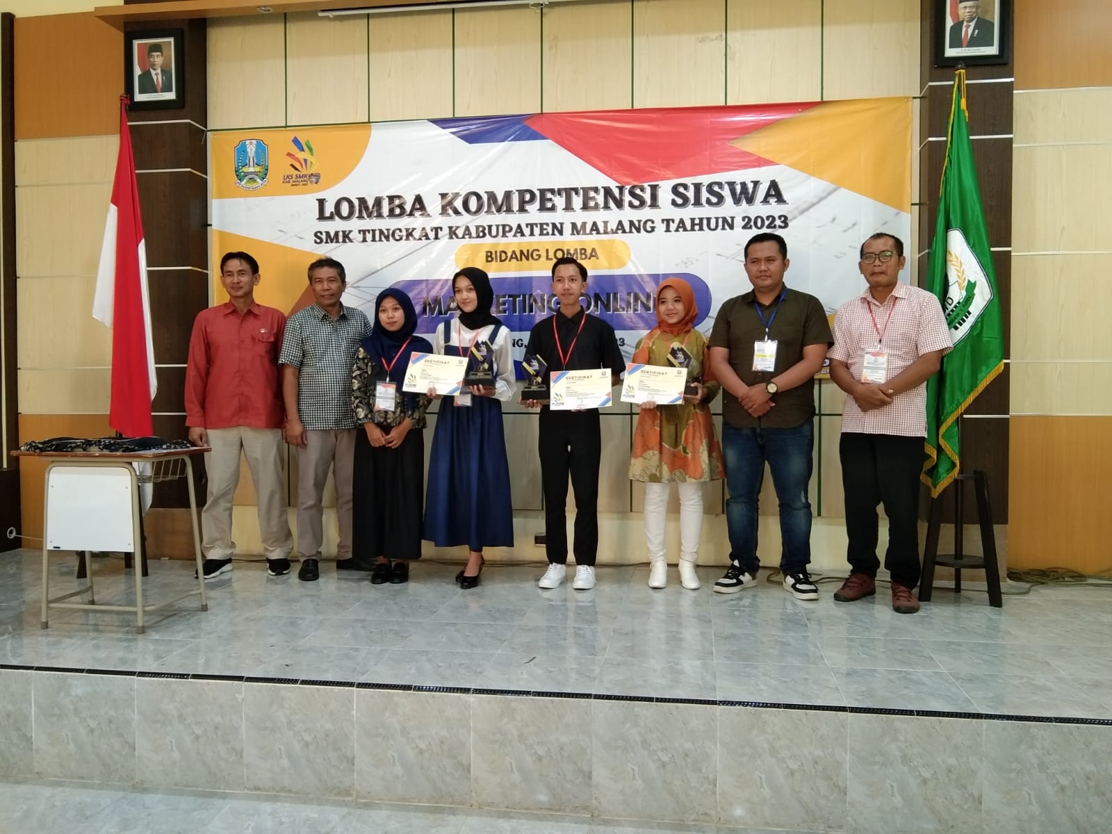 Perwakilan Siswa SMK Budi Mulia Pakisaji Raih Juara 2 dalam LKS Marketing Online Kabupaten Malang 2023
